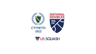 2024 US Squash Doubles Championships  SUN  CYN1 [upl. by Chip]