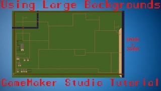 GAMEMAKER STUDIO 1 How To Use Large Backgrounds Tutorial [upl. by Adnuhsor]