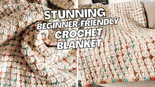 How to crochet the CLOUD BLANKET  Step by step tutorial  CJ Design Blog [upl. by Balch977]