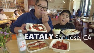 WHAT TO EAT  Eataly Silicon Valley  San Jose CA [upl. by Nellak]