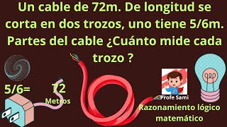 EJERCICIOS DE RAZONAMIENTO LOGICO MATEMÁTICO FACIL DE APRENDER CON FRACCIONES Y EJEMPLOS DE TAREA [upl. by Ahseihs]