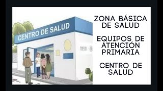 ZONA BÁSICA DE SALUD  EQUIPOS DE ATENCIÓN PRIMARIA  CENTRO DE SALUD  OPOSICIÓN SANIDAD  CELADOR [upl. by Stevenson607]