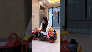 Magical Little Train for Kids with Awesome Lights  Fun and Colorful Train Ride [upl. by Skillern]