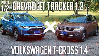 Comparativo Chevrolet Tracker 12 x Volkswagen TCross 14 [upl. by Merwyn]