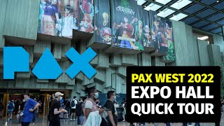 PAX West 2022  Expo Hall Quick Tour  4K [upl. by Ssyla]