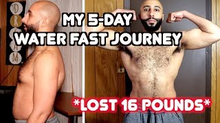 My 5Day Water fasting results Lost 16lbs  MUST Know Tips [upl. by Llertac668]