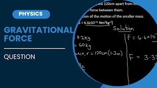 Calculating Gravitational Force  Elective Physics  Newtons Law of Gravitation [upl. by Perkoff852]