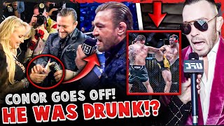 REACTIONS to Vicente Luque vs RDA Conor McGregor CALLED OUT for being DRUNK DURING INTERVIEW [upl. by Pinckney143]