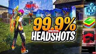 SECRET SETTINGS  To Get 99 Headshots I Bluestacks 5 l Msi 5 4K [upl. by Henig727]