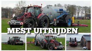 MEST UITRIJDEN  Mestkelders vol  Het land nat  Boer Gerrit vlogt [upl. by Noemis]