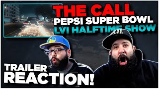 THE CALL Pepsi Super Bowl LVI Halftime Show OFFICIAL TRAILER  JK BROS REACTION [upl. by Annaihs]