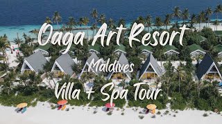 Oaga Art Resort Maldives  Villa amp Spa Tour  Maldives Vlog🏝️ Oaga Art Resort Roomtour 🏝️ Malediven [upl. by Eadwine]