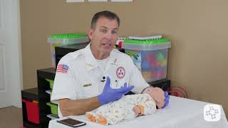 Infant CPR  Lay Rescuer [upl. by Ihsorih]