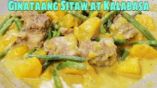 Ginataang Sitaw at Kalabasa  Anj Lutong Bahay [upl. by Saidnac]