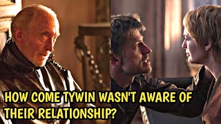 Why didnt Tywin know that Jaime and Cersei were together when almost everyone else knew [upl. by Highams]