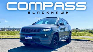 Jeep Compass Blackhawk Hurricane 2025  Avaliação AutoIN [upl. by Pierrette]