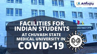 COVID19 Chuvash State Medical University Hostel facilities for Indian Students [upl. by Ennayhs]