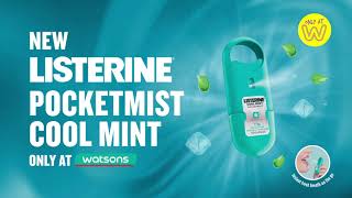 NEW Listerine® Pocketmist Cool Mint for Healthy Breath On The Go [upl. by Oneill466]