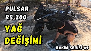 Pulsar Rs 200 Yağ Değişimi  Bakım Videosu  Yağ Filtresi Süzgeç Değişimi [upl. by Ragnar412]