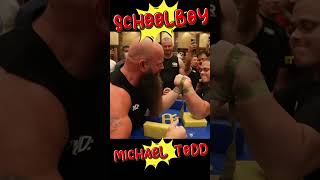 SCHOOLBOY VS Monster Michael Todd armwrestling [upl. by Trager]