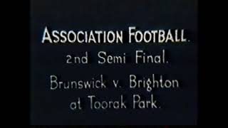 VFA 2nd Semi Final 1938 Brunswick vs Brighton Toorak Park [upl. by Blaze]