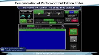 Perform VK Editor Full Version Demostration [upl. by Kralc]