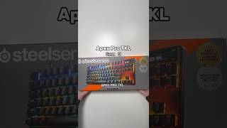 Apex Pro TKL Gen 3 2024 SteelSeries keyboard unboxing asmr gaming gamer gamingkeyboard [upl. by Adaj]