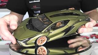 Lamborghini SIAN by Bburago Models  Full Review [upl. by Sheaff907]