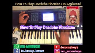 Split TutorialHow To Play Ebezina By Osadebe On Keyboard [upl. by Akirahc714]