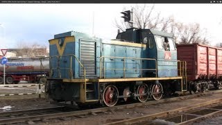 Тепловоз ТГМ23В3208 в Лиепая  TGM23V3208 shunter in Liepaja [upl. by Nations]