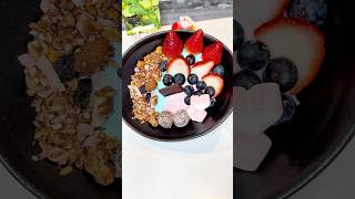 Make yogurt bowl with me asmr foodsounds vlog yogurt berry simplerecipe delicious tasty ami [upl. by Micheil]