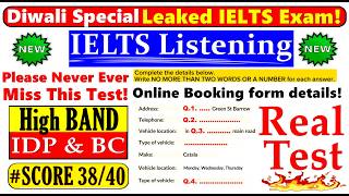 IELTS LISTENING PRACTICE TEST 2024 WITH ANSWERS  31102024 [upl. by Nage]