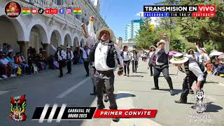 PRIMER CONVITE  CARNAVAL DE ORURO BOLIVIA 2025 [upl. by Fenny]