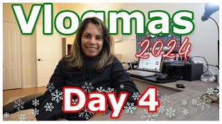 Day 4  clean ups and cast ons  Vlogmas 2024 [upl. by Ainocal721]