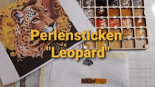 Wir sticken zusammen Perlen quotLeopardquot 6 [upl. by Nicolle]