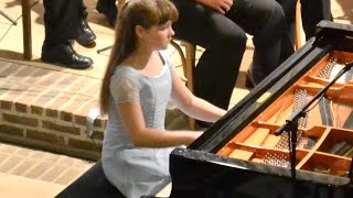 Beethoven Piano Concerto No 2 Op 19 Laetitia Hahn age 11 1 Movement [upl. by Hubing]