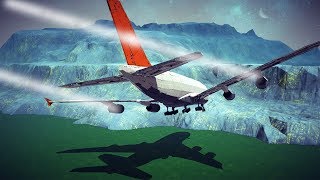 Airplanes Landing Crashes  Besiege [upl. by Ahsikit]