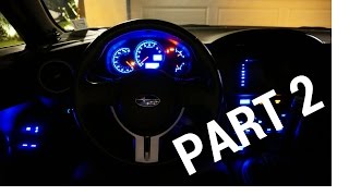 BRZ LED INTERIOR LIGHT CONVERSION PART TWO [upl. by Hintze]