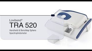 Lovibond® TRA 520 Handheld Sphere Spectrophotometer How to use Lovibond TRA 520 [upl. by Fauver525]