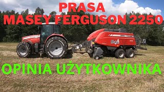 SIANOKOSY amp PRASA MASSEY FERGUSON 2250 OPINIA UŻYTKOWNIKA WADY I ZALETY [upl. by Elletnwahs730]