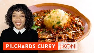 Chef Ntis Easy Curry with Dumplings  Pilchards Sardines Curry with Dombolo [upl. by Darren]