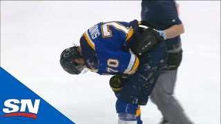 Milan Lucic Ejected For Dangerous Hit From Behind On Oskar Sundqvist [upl. by Ivory661]