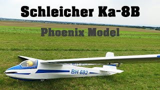 Schleicher Ka8B Phoenix Model 45m  scale RC glider  4K  Hat 2022 [upl. by Arikihs]