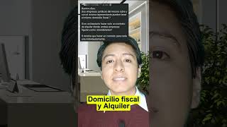 Domicilio Fiscal y alquiler Sunat [upl. by Aicele]