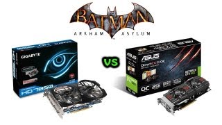 Batman Arkham Asylum  Radeon HD 7850 vs GeForce GTX 660 [upl. by Kristie]