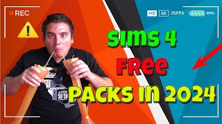 Sims 4 Free Packs in 2024  How I Got All Sims 4 Expansions Packs Free Full Tutorial [upl. by Ainoda]