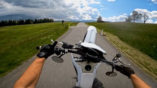 Riding up an Austrian Mountain ⛰🔊  Sherco 125 2Stroke RAW [upl. by Belsky]