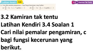 Latihan Kendiri 34 Soalan 1  32 Kamiran tak tentu  Bab 3 Pengamiran  Matematik Tambahan F5 [upl. by Aneen229]