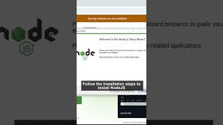 How to Install NodeJS In Windows Using The Right Options nodejs nodejstutorial [upl. by Cathee]