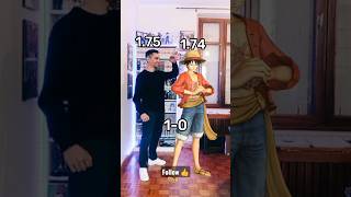 ME VS MUGIWARA ONE PIECE Height [upl. by Lectra877]